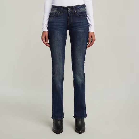 NEW G-Star Raw Womens Midge Bootcut Dark Wash Denim Jeans 31/36 - Picture 1 of 10